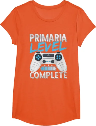 Vista 34 de Camiseta completa de diploma de escuela primaria de graduación, Negro