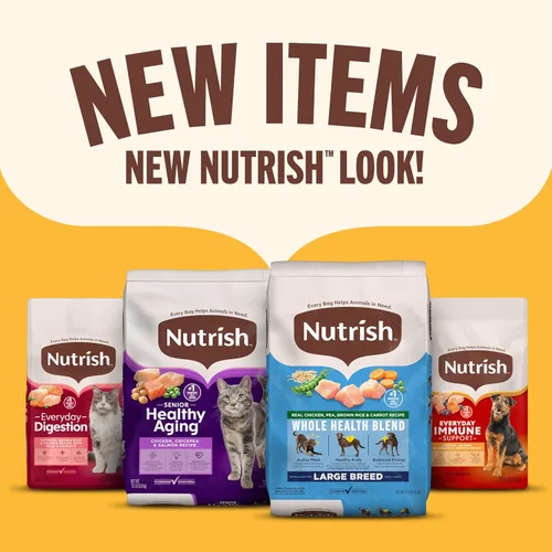 Vista 9 de Nutrish Comida seca para gatos, receta de pollo real y arroz integral, bolsa de 3 libras (Rachael Ray)