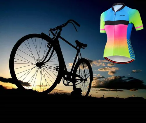 Vista 6 de Mujeres Ciclismo Jersey Conjunto Verano Ciclismo Ropa MTB Jersey Set Secado Rápido Transpirable Verano Bicicletas Uniformes 1