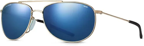Vista 2 de Method Seven Gafas de sol Piloto Aviatrix SKY9 para mujer Azul y dorado
