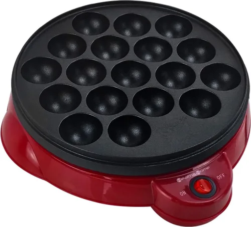 Vista 4 de Health and Home Máquina Eléctrica para Hacer Takoyaki con Herramientas Takoyaki Gratuitas - Moldes Especiales y Novedosos para Pasteles Takoyaki