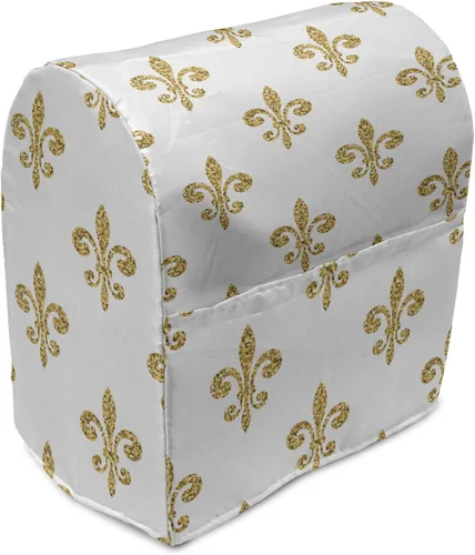 Vista 18 de Ambesonne Funda moderna para batidora, patrón de estrellas pequeñas como diamantes para la oficina en casa, arte contemporáneo, organizador