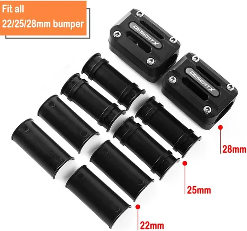 Vista 5 de 2021 2022 para Ducati Desert X DesertX Accesorios de motocicleta Protector de motor Barra de choque Protección Bloque de parachoques Titanio