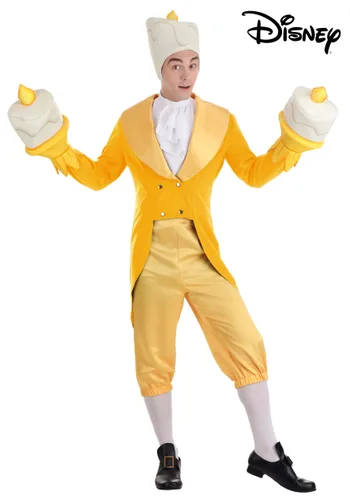 Vista 4 de Disfraz de Lumiere para Hombre de La Bella y la Bestia de Disney Multicolor