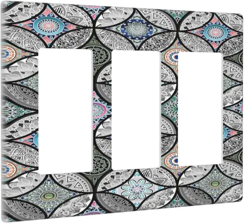 Vista 55 de Cubiertas Decorativas para Placas de Interruptor Diente de León Azul Rústico Citas Inspiradoras Casa de Campo Tablón de Madera Gris 1 Gang Cubierta