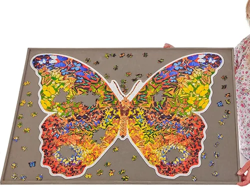 Vista 9 de Jigthings Jigboard 1500 - Tablero de rompecabezas para rompecabezas de hasta 36" x 26". Tablero sólido con borde elevado para la mayoría