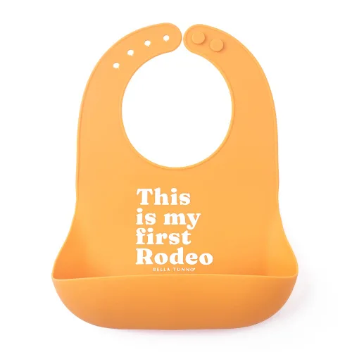 Vista 13 de Babero para bebés para comer de Bella Tunno, babero de silicona impermeable con gran atrapaalimentos, ajuste ajustable para bebés de 4 a 12 meses