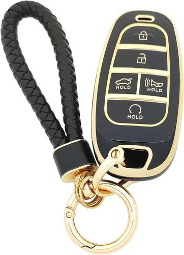 Vista 50 de Funda para Llavero de Coche Llavero Funda de Llave de TPU Suave Carcasa de Protección Portallaves Accesorios