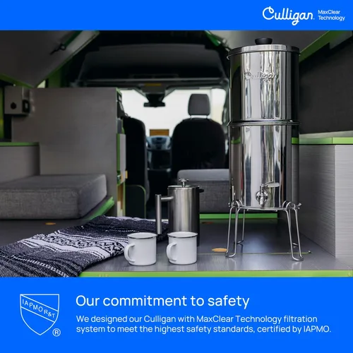 Vista 5 de Culligan MaxClear - Filtro de agua por gravedad de 7 pulgadas compatible con sistemas de filtro de agua ProOne y Berkey, filtro de cerámica