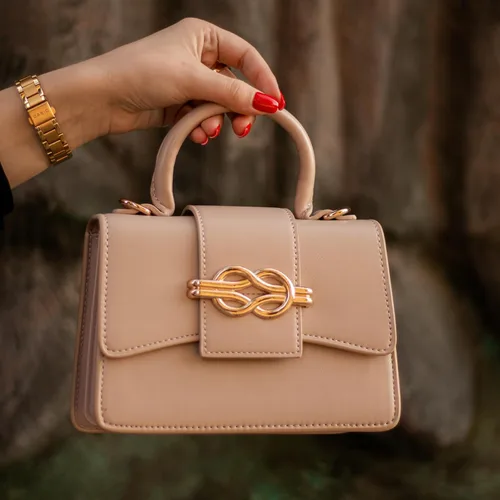 Vista 2 de Milan Chiva Monederos pequeños con asa superior para mujer, mini bolso cruzado, elegante bolso cuadrado