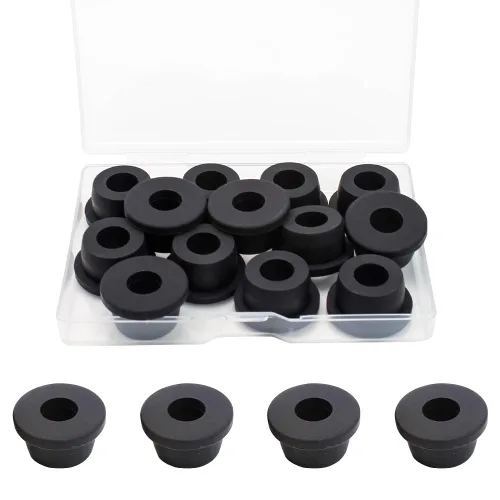 Vista 13 de EASYEAH 65 piezas de arandelas de goma con forma de sombrero de copa para cableado, kit surtido impermeable para alambres, arandelas de goma