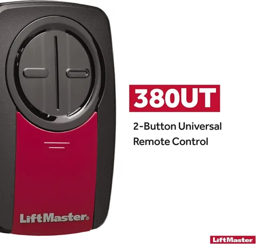 Vista 2 de LiftMaster 380UT - Abridor universal de puerta de garaje con control remoto de 2 botones, compatibilidad universal solo con las marcas LiftMaster