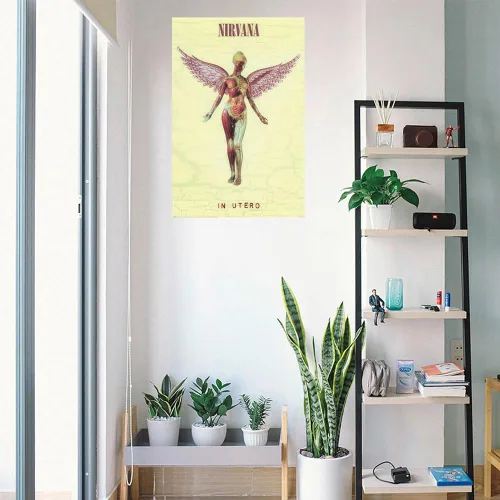 Vista 6 de Nirvana - Póster musical (In Utero - Portada del álbum) (Tamaño: 24" x 36")