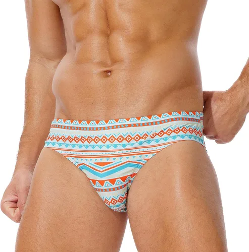 Vista 29 de AIMPACT Traje de baño de secado rápido de los hombres impresos con cordón