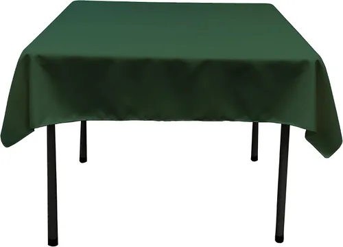 Vista 38 de LA Linen. Mantel cuadrado de popelina de poliéster