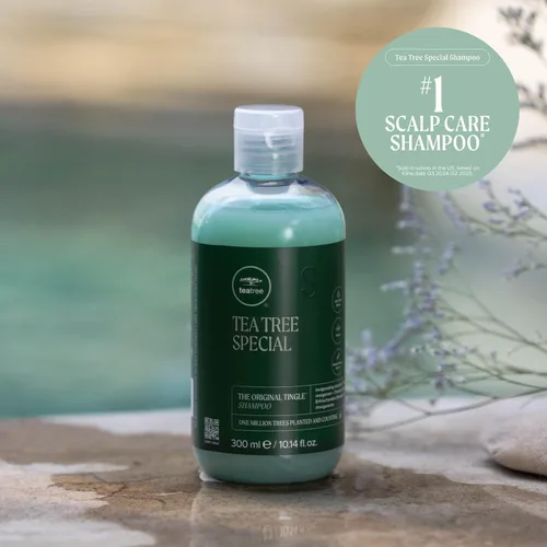 Vista 9 de Champú especial de Tea Tree, Limpieza profunda, Refresca el cuero cabelludo, Para todo tipo de cabello, especialmente cabello graso
