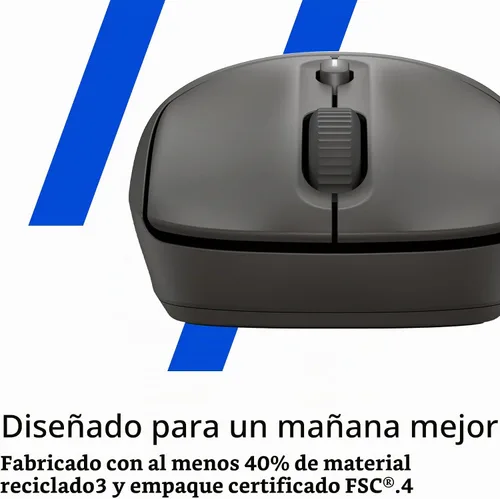 Vista 8 de HP Ratón inalámbrico silencioso 400, Bluetooth dual y 2.4 GHz, silicona suave, clics silenciosos, rueda Microsoft, batería de 24 meses, 6000 DPI