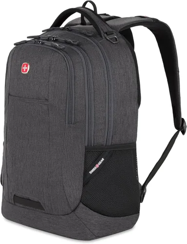 Vista 19 de SwissGear - Mochila para laptop Cecil 5505, Negro