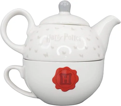 Vista 3 de Harry Potter Hedwig - Juego de té, té para uno, búho Hedwig, taza de Harry Potter - Tetera para uno - Tetera pequeña