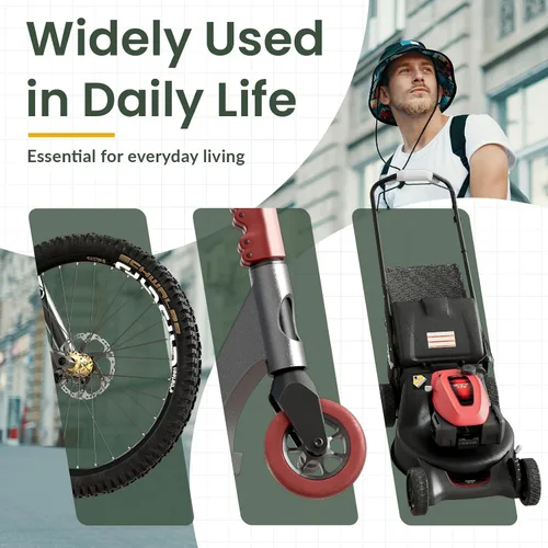 Vista 6 de Titanker Candado de bicicleta, cerradura de bicicleta de 4 pies, bloqueo de cable de 1/2 pulgada con soporte de montaje, accesorios de bicicleta