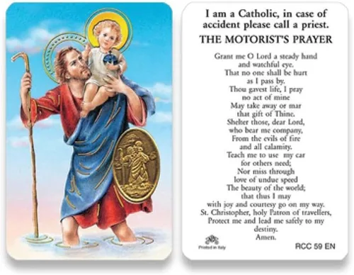 Vista 2 de Tarjetas de oración católicas variadas de varios santos y ángeles (San Antonio)
