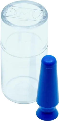 Vista 8 de DMV Scleral Cup - Manipulador de lentes de contacto grande, paquete de 3, inserta y elimina lentes de contacto esclerales y prótesis (azul cobalto)