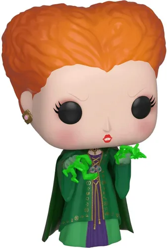 Vista 6 de POP Disney: Hocus Pocus – Winifred Sanderson con hechizo mágico Funko Pop! Figura de vinilo (incluye funda protectora compatible con caja Pop Box)