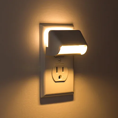 Vista 11 de Luz nocturna LED roja, sensor de atardecer a amanecer, modo de iluminación doble, luz guía y luz de sueño, interruptor de encendido y apagado, luz