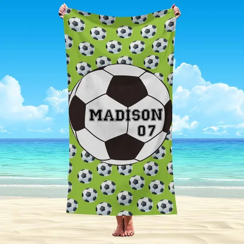 Vista 29 de Artsadd Toalla de playa personalizada para adultos, manta de playa personalizada de baloncesto con nombre inicial como regalo de fiesta para viajes