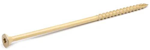 Vista 14 de Tornillos para cubierta #8 x 1-1/2 Pulgadas, Tornillos de madera para exterior, Cabeza de transmisión Torx plana, Rosca parcial, Acero de carbono