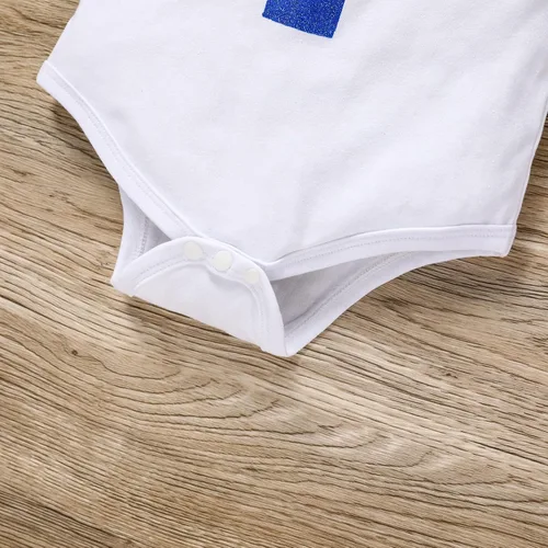 Vista 5 de GRNSHTS Ropa divertida de primer cumpleaños para bebé niño, mameluco con pajarita, mameluco para tartas