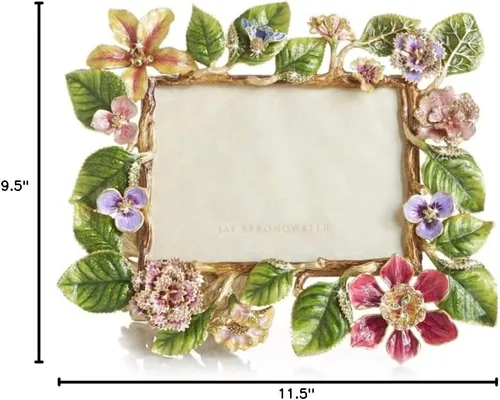 Vista 4 de Jay Strongwater Lars Dutch Floral Marco 5" x 7