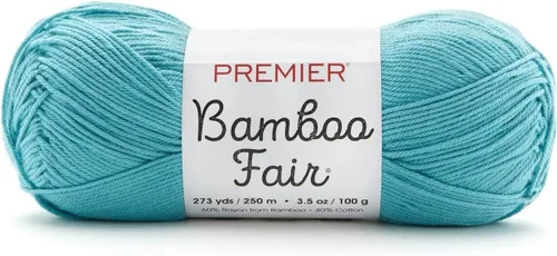 Vista 22 de Premier Yarns Bamboo Fair, marfil, peso ligero, 3.5 onzas, 273 yardas