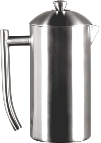 Vista 12 de Frieling Prensa de café de acero inoxidable de doble pared, 17 onzas, cafetera de prensa francesa aislada para acampar y viajes, diseño no plástico