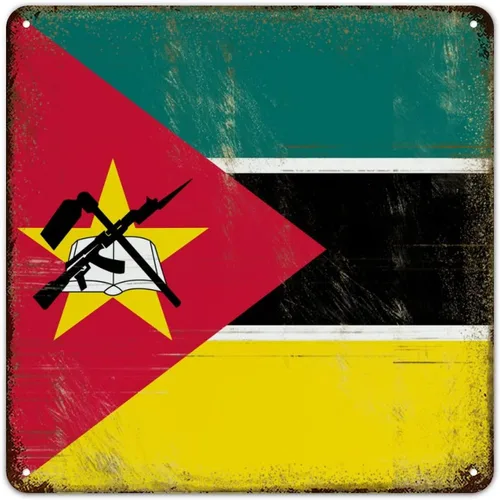 Vista 29 de Letrero de metal con bandera internacional del país, bandera de Senegal, regalo de bandera de Senegal, letreros de aluminio desgastados, decoración
