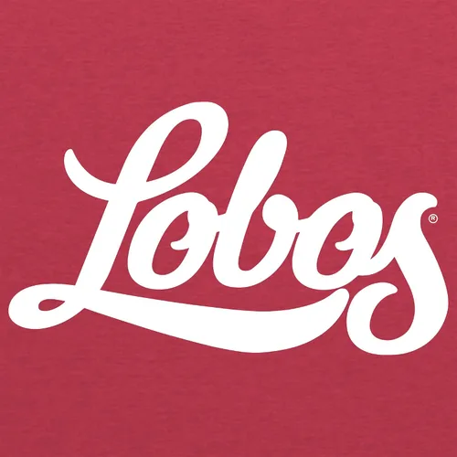 Vista 2 de UGP Campus Apparel University of New Mexico Lobos Script Wordmark Triblend T Shirt