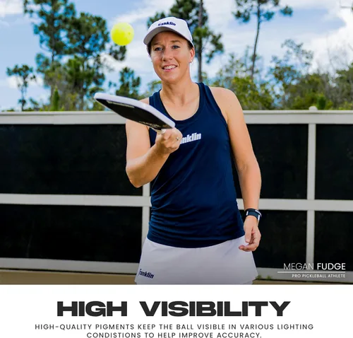 Vista 7 de Franklin Sports Pickleballs de entrenamiento - Pickleballs de entrenamiento para principiantes + práctica de habilidades - Bolas de pickleball al