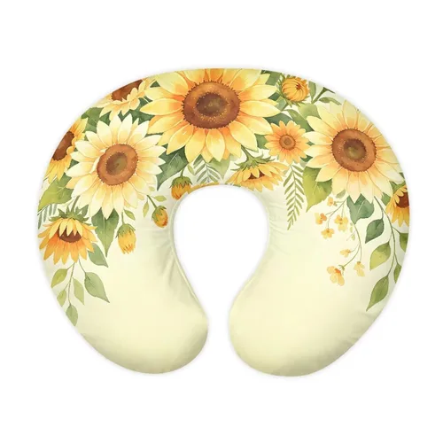 Vista 44 de Nursing Pillow Cover Stretchy Autumn Mushroom Ombre Cover for Breastfeeding Pillows Nursing Pillow Case for Newborn Fits the Original Support Pillow