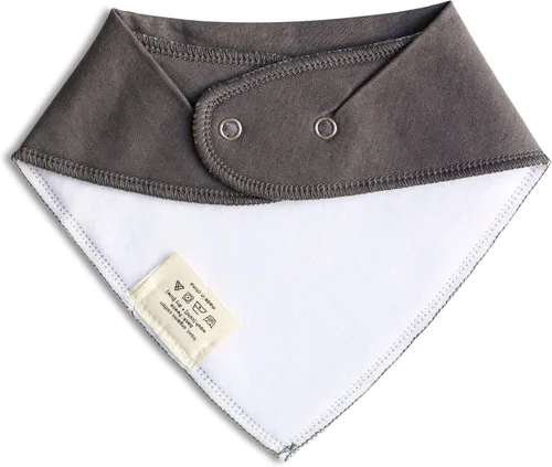 Vista 6 de Denver James Bandana de alimentación babero bebé I algodón orgánico suave I Fleece Back
