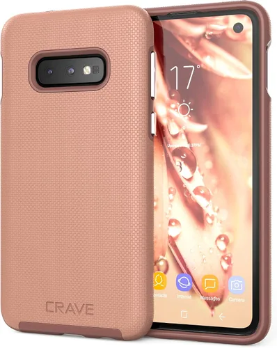 Vista 11 de Crave Dual Guard para Samsung Galaxy S10e Funda, Funda de Doble Capa con Protección a Prueba de Golpes para Samsung Galaxy S10e - Berry