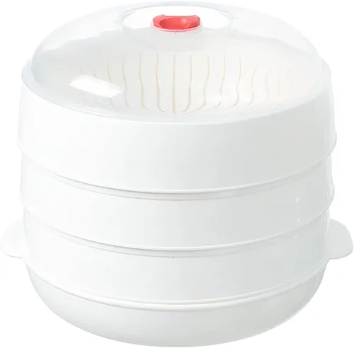 Vista 11 de Vaporizador de verduras para microondas, vaporizador de microondas para verduras, tazón de calefacción para microondas, micro utensilios de cocina