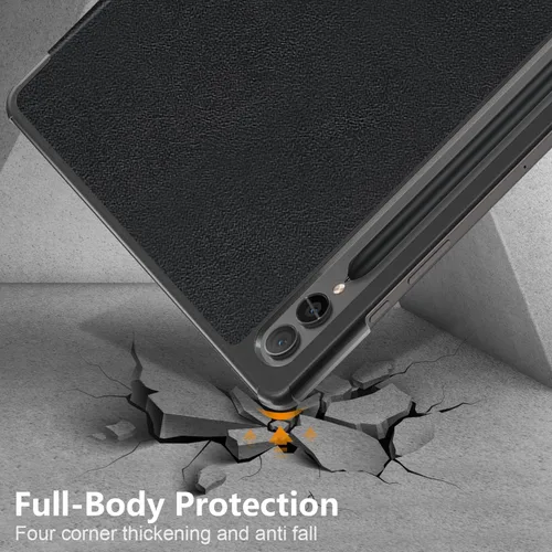 Vista 7 de Funda para Samsung Galaxy Tab S9 FE+ Plus 12.4" (SM-X610/X616)/Galaxy Tab S9+ Plus 12.4" (SM-X810/X816/X818) - Funda delgada con función atril