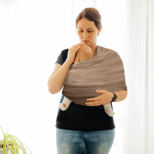 Vista 2 de TKKOK Portabebés, portabebés unisex, ligero y ultrasuave, fácil de llevar, perfecto para niños recién nacidos