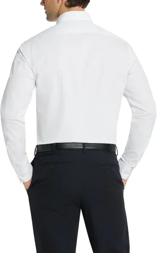 Vista 2 de Van Heusen - Camisa de vestir para hombre, de popelina ajustada lisa
