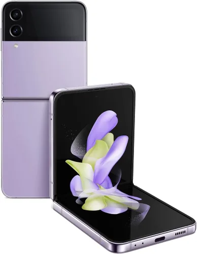 Vista 2 de Samsung Galaxy Z Flip 4 5G, versión estadounidense, 128GB, morado Bora - T-Mobile (renovado)