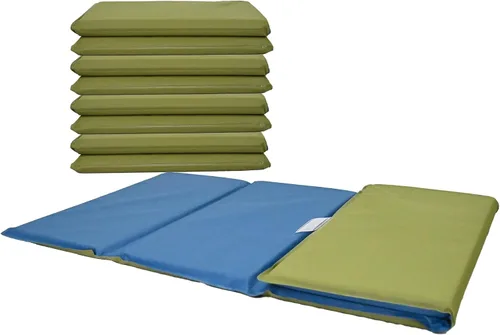 Vista 8 de Children's Factory Alfombrillas para siesta de 1 pulgada de grosor para niños pequeños para preescolares y guarderías, cómoda y suave, almohadilla