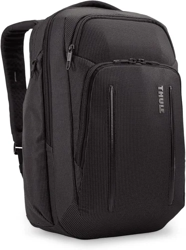 Vista 10 de Thule Crossover 2 Laptop Backpack 30L, Padded compartments fit 15.6" Laptop & 10" Tablet, Crush-Resistant valuables Pocket Negro