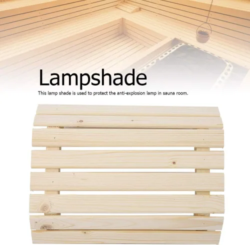 Vista 5 de Práctico Sauna Room Pantalla Anti explosión Lámpara Luz Sombra Sauna Suministros Accesorios