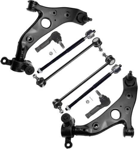 Vista 304 de Detroit Axle - Kit de brazos de control de extremo de 8 piezas para Toyota 2001-2003 Highlander 2002-2003 Camry Lexus ES300, 2 conjuntos de brazos