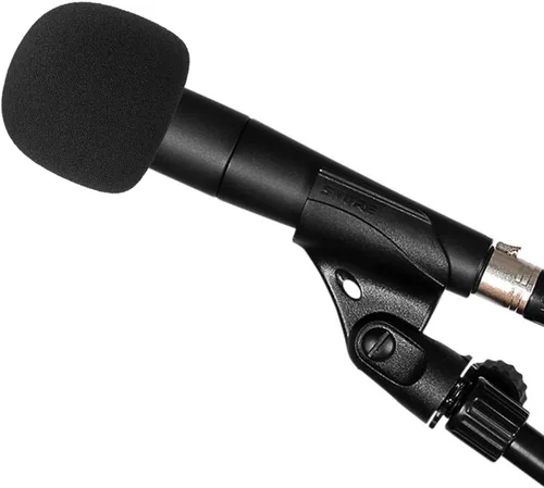 Vista 3 de YOUSHARES SM57 - Cubierta de espuma con filtro pop, parabrisas de micrófono con pantalla de viento peluda, compatible con micrófono Shure SM-57